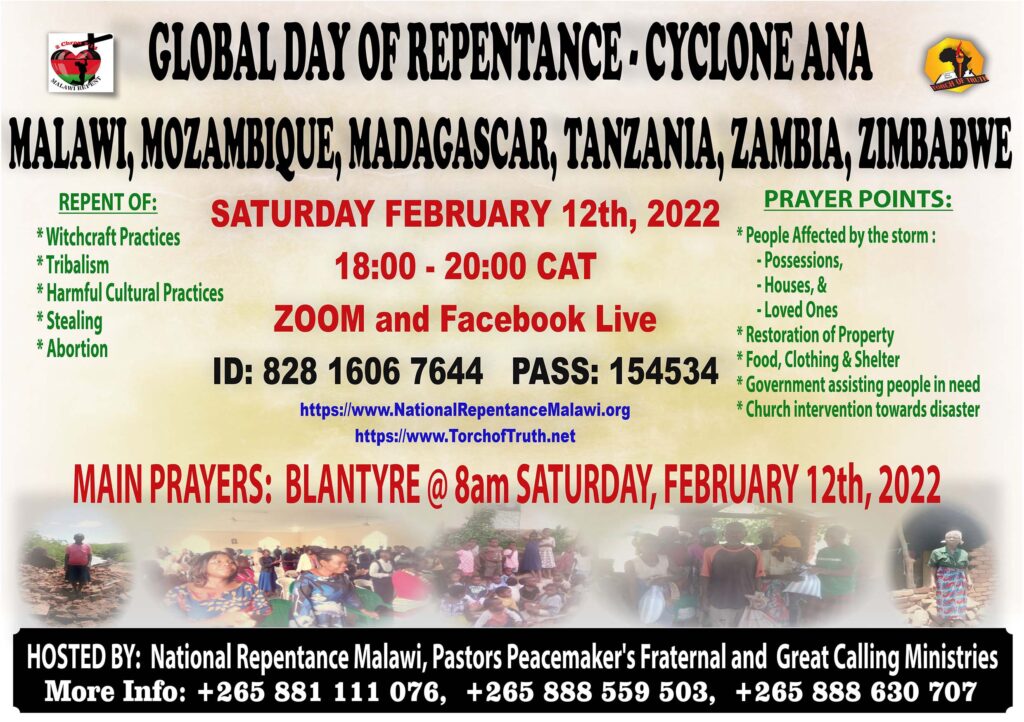 Cyclone Ana - Repentance Event